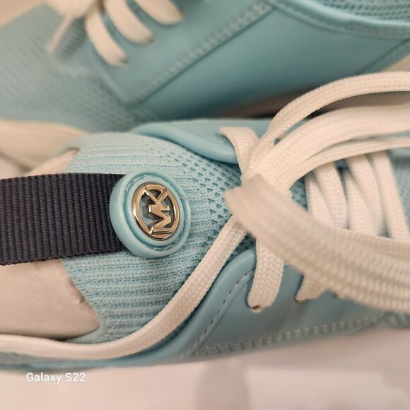 Michael Kors Women's Dash Knit Trainer Sneakers - Mystic Blue 5.5. NIB - Picture 5 of 12